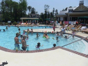 Resort style pool at Founders Pointe